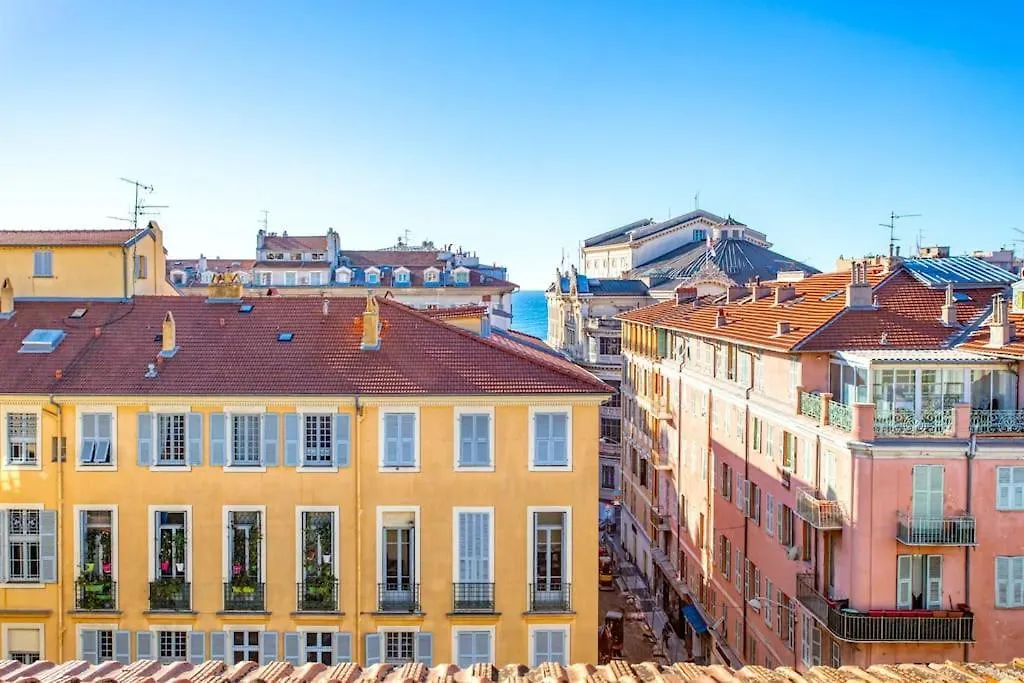 Apartment #9 Opera'S Duplex Panoramic Sea View Terrace & Ac 1Min To Beach Nice France