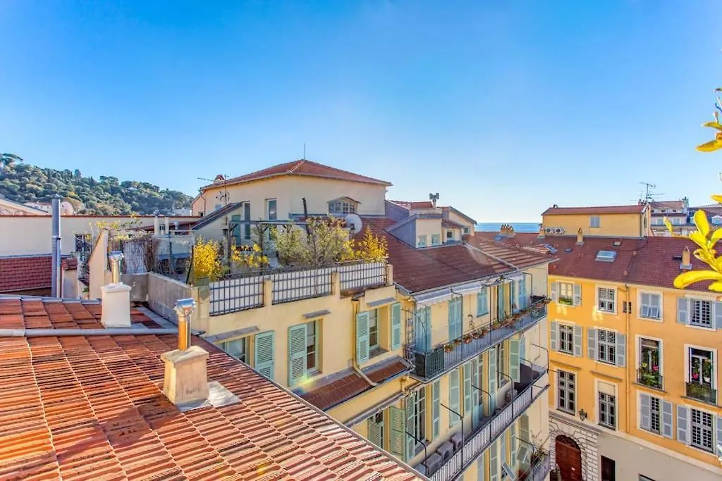 Apartment #9 Opera'S Duplex Panoramic Sea View Terrace & Ac 1Min To Beach Nice